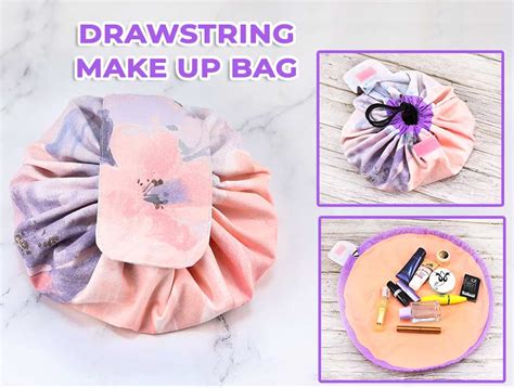 Sofia Cinch Up Makeup Bag Sewing Pattern Sew Modern Bags Atelier Yuwa