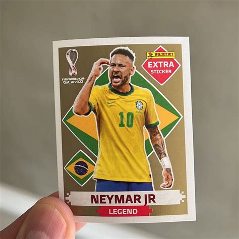 Figurinha Legend Neymar Ouro Livro Panini Nunca Usado 75729047 Enjoei