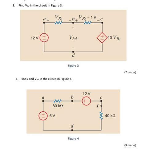 Solved Find Vbd In The Circuit In Figure Figure Chegg