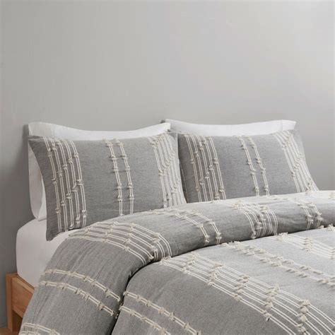 Hampton Park Kara 3 Piece Fullqueen Comforter Set In Gray Nfm