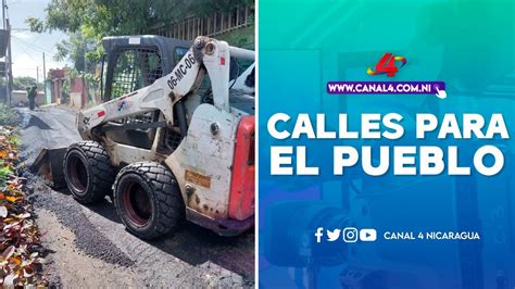 Alcaldía de Managua avanza con el programa Calles para el Pueblo en