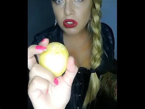 Inserting Food And Thongs In My Pussy Maxine Cayenne HORNY MILF