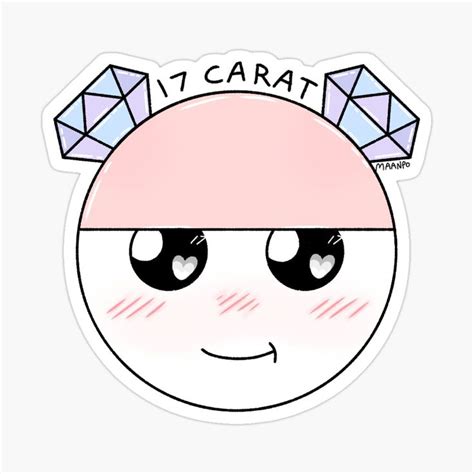 Seventeen Bongbongie Sticker For Sale By Maanpo Art In 2024 Sticker