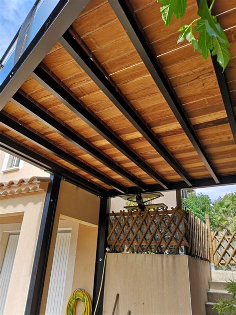 Terrasse Suspendue En Acier Et Bois Caveirac Gard Fmg Metal Studio