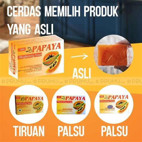 Sabun Pepaya Asli Untuk Wajah Homecare