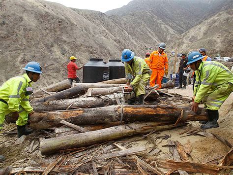 Siguen Las Tareas Para Liberar Los Mineros Peruanos Infobae