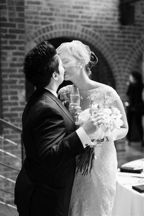 Elegant Same Sex Wedding A Vintage Inspired City Wedding In A Crisp And Elegant Palette Of