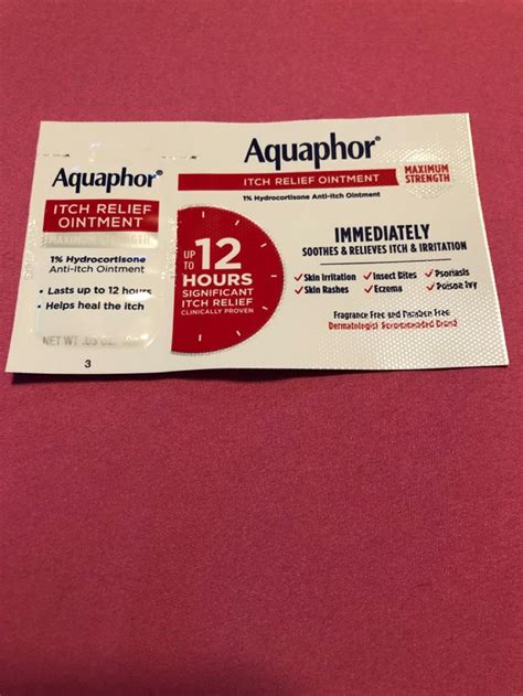 Aquaphor Itch Relief Ointment Eczema Help Psoriasis Skin Itch Relief