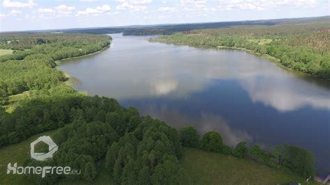 DZIALKA Z LINIĄ BRZEGOWĄ JEZIORA KASZUBY homefree