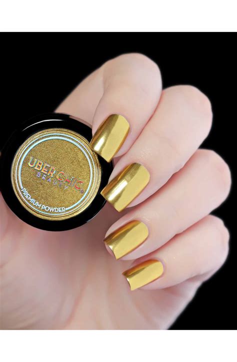 Gold Chrome Nail Polish