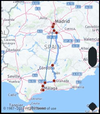 What is the distance from Madrid Spain to Malaga Spain? Google Maps Mileage, Driving Directions ...