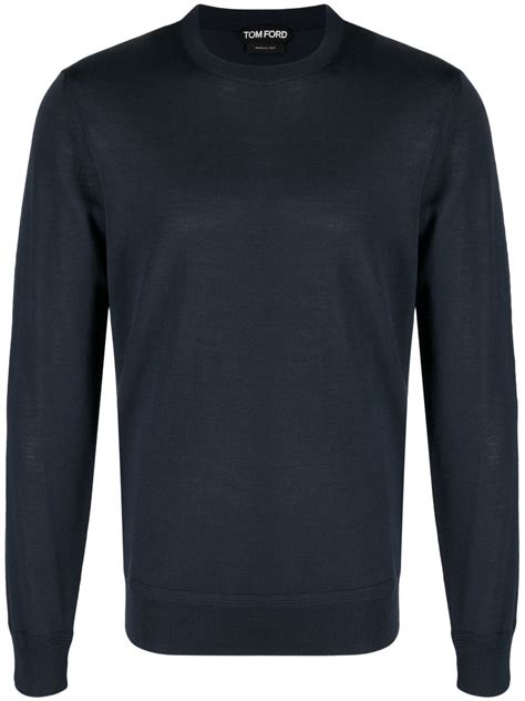 Tom Ford Crew Neck Wool Jumper Farfetch