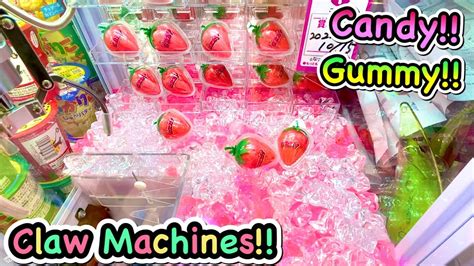 Various Snacks Claw Machine Wins Chocolate Gummy Ufo Catchers