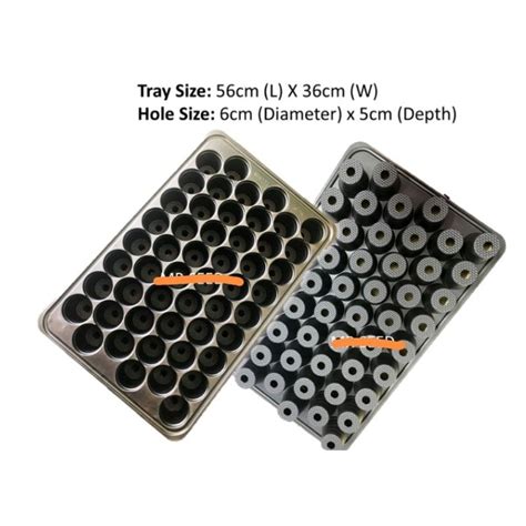 32 50 72 98 105 128 200 HOLES SEEDLING TRAY BEKAS SEMAIAN PLASTIC