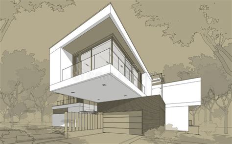 Modern House Drawing Sketch - Here presented 63+ house sketch drawing ...