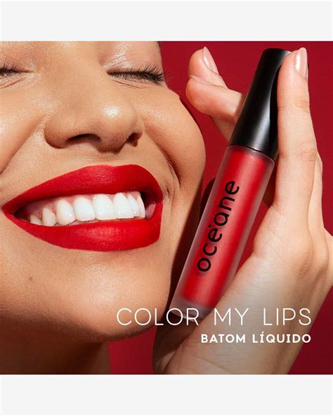 Riachuelo Kit Batom L Quido Vermelho Batom L Quido Nude Batom