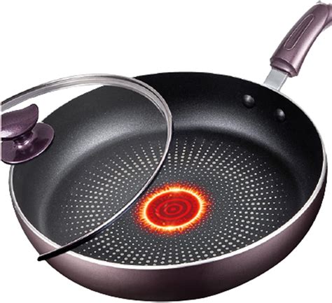 Non-Stick Pan with Lid, 26 Cm Frying Pan, Scratch-Resistant Frying Pan ...