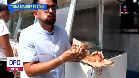 Torta De Lengua En Azcapotzalco Existen Tortas Gigantes De Pisa Y