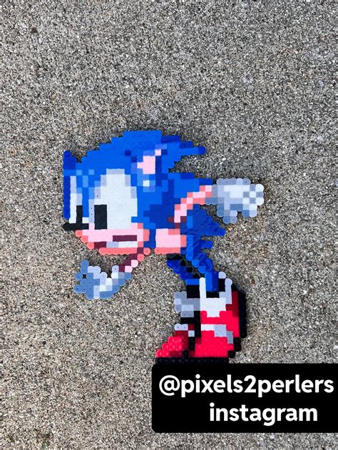 Sonic2 Sonic Balancing Sprite Melt Side Shown Rbeadsprites