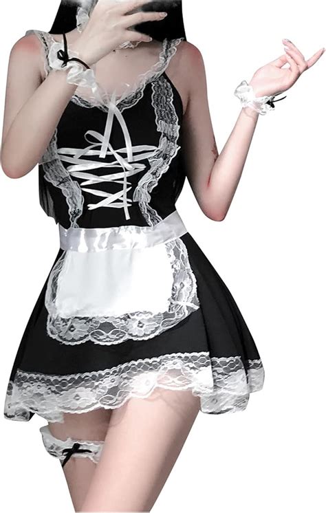 Amazon Women Sexy Cute Cosplay Uniform Lingerie Costume Maid