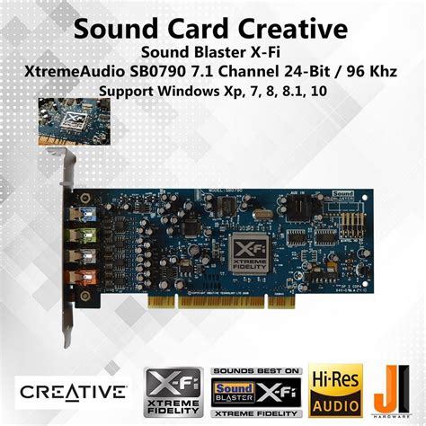 Creative Sound Blaster X Fi Fatal Ty Fps Channels Bit Khz Pci