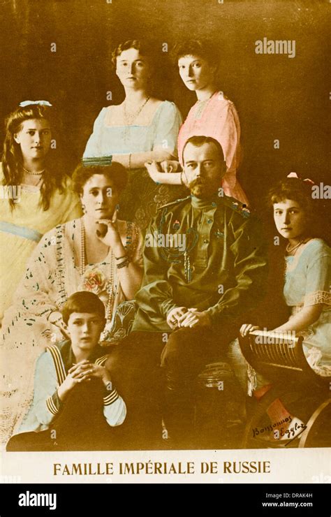 Tsar nicholas ii russie son fils Banque de photographies et dimages à