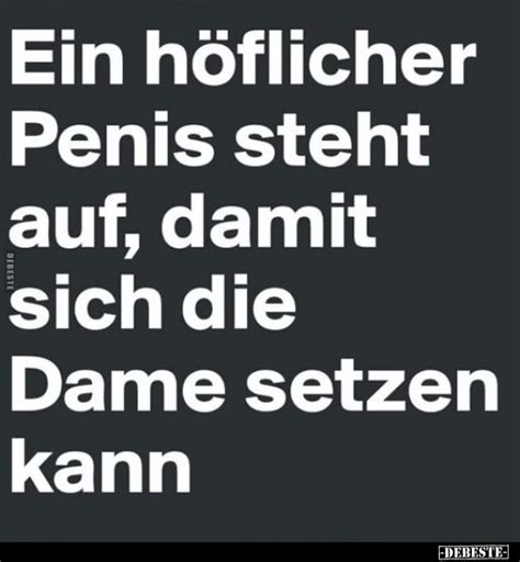 Ein höflicher Pe nis steht auf damit sich Dame setzen kann