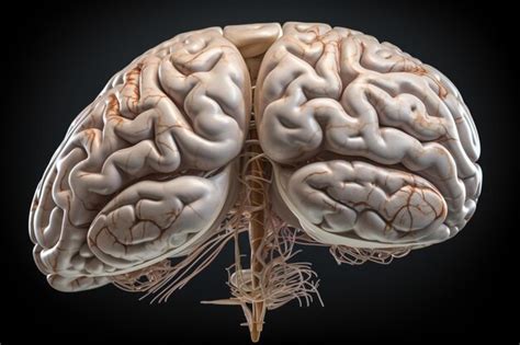 Estructura Detallada Del Cerebro Humano Representada En Una Imagen