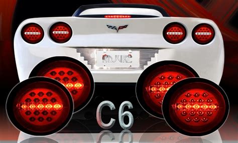 C6 Corvette Max Red LED Tail Lights - SouthernCarParts.com