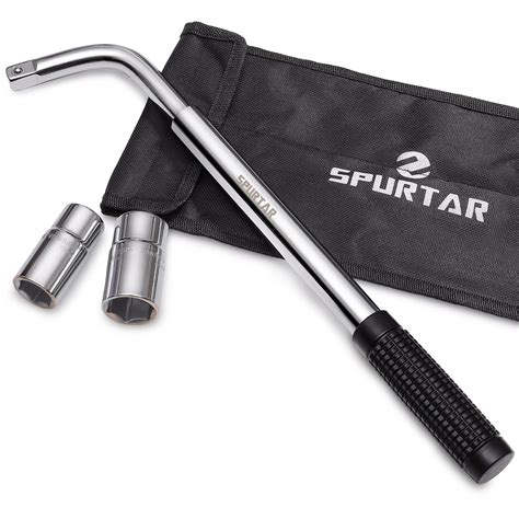 Buy Spurtar Wheel Brace Wheel Nut Wrench Wheel Wrench Telescopic Lug