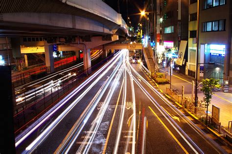 Wallpaper Japan Lights City Street Cityscape Night Road