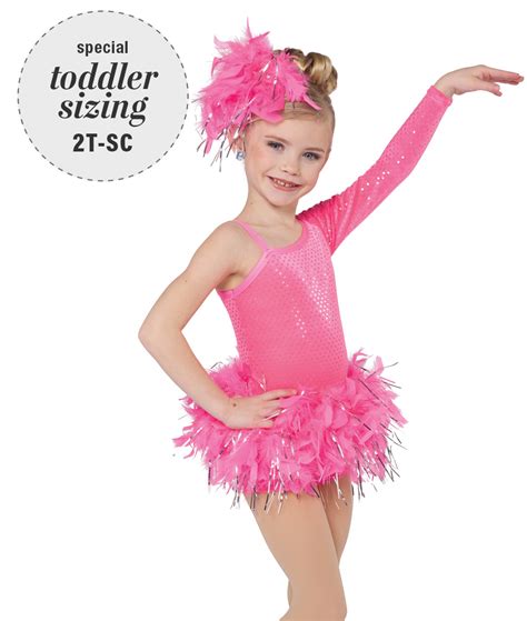 Pink Flamingo Toddler Kids Dance Costume A Wish Come True