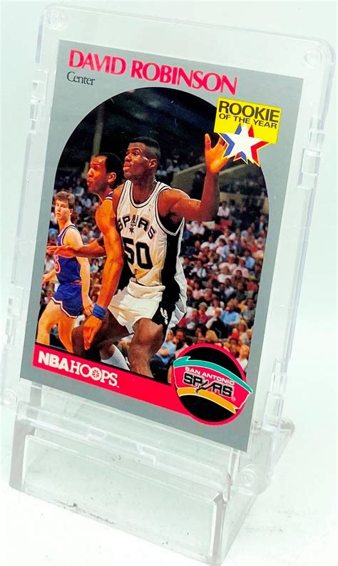 Vintage 1990 NBA Hoops ROOKIE Of The Year David Robinson RC 270