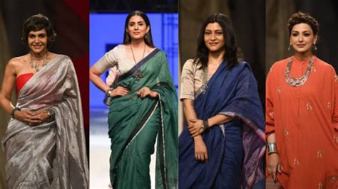 Lakm Fashion Week Konkan Sen Sharma Mandira Bedi Sonali Bendre