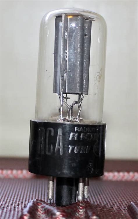 Rca Y Gt Black Plate Bottom D Getters Vintage Reverb