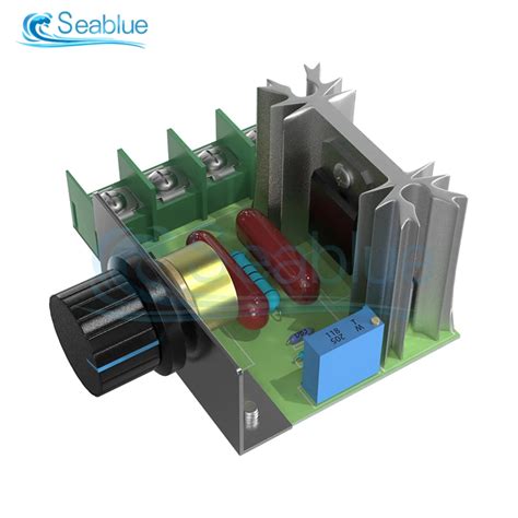 Ac 220V 2000W Scr Voltage Regulator Dimmen Dimmers Motor Speed