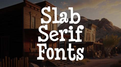 22 Lovely Slab Serif Fonts To Bring New Shape To Your Works | HipFonts