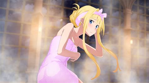 Alice Alice Zuberg Sword Art Online Alicization Rising Steel Blonde HD Wallpaper Rare Gallery