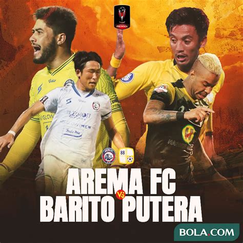 Perbandingan Pemain Asing Arema Fc Dan Barito Putera Di Piala Presiden