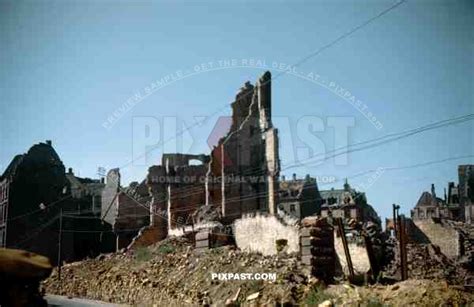 Captured Ruins of Mannheim Germany August 1945 - 1. Location - Town ...