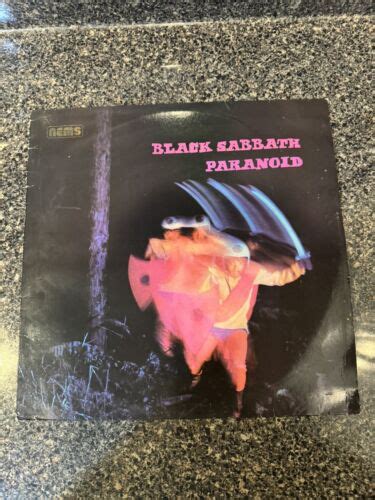 Black Sabbath Paranoid Lp Nel Nems Holland Import Ozzy Vinyl