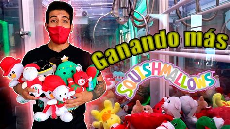 Cazando SQUISHMALLOWS NAVIDEÑOS de MUÑELOCOS 3 Wood Arcade 15