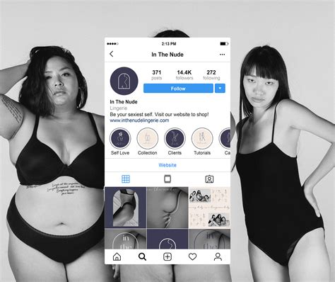 In The Nude Lingerie Brand Identity Landing Page On Behance