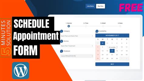 Wordpress Appointment Booking Plugin How To Create A Booking Form In