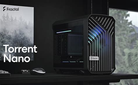 Fractal Design Torrent Nano Rgb Black Computer Case Tg Tempered Glass