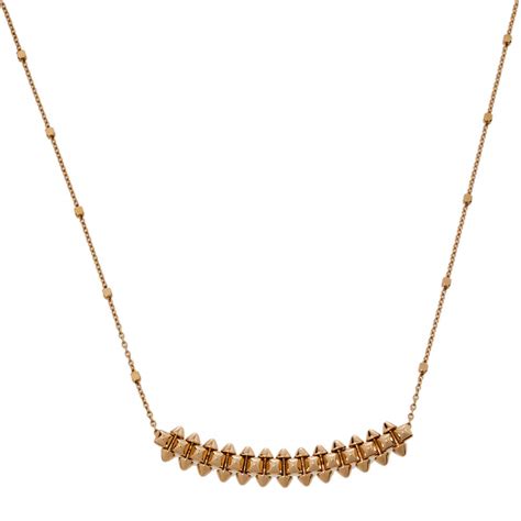 Cartier Clash De Cartier 18K Rose Gold Necklace Small Model Cartier