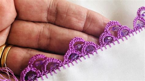 Randa Embroidery Very Simple And Easy Pearl Edging Do Edging For