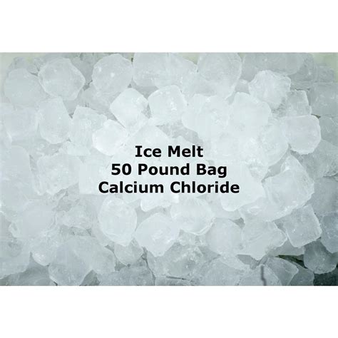 50 Lb Calcium Chloride Ice Melting Pellets 7892 The Home Depot