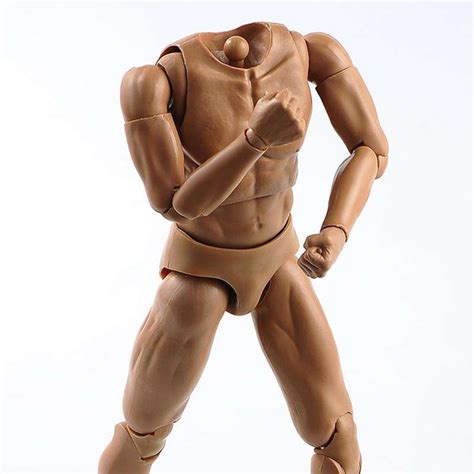 Jual Scale Male Naked Body Poseable Joints Moveable Action Figure Orange Di Seller
