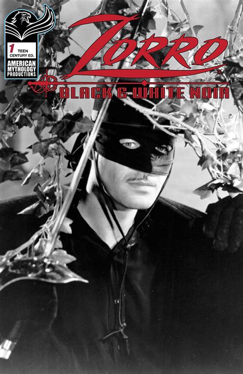 Zorro Black & White Noir #1 Ltd Ed Century 1/100 Cvr | American Mythology